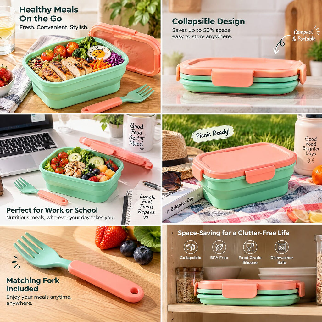 Loauyd™ Collapsible Lunch Container Set — product image 2
