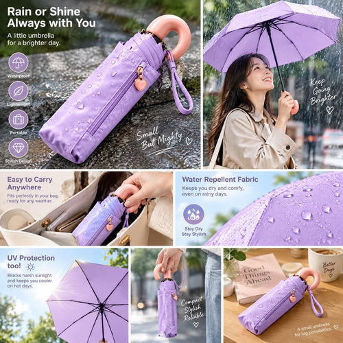 Loauyd™ Compact Umbrella with Storage Sleeve — product image 2