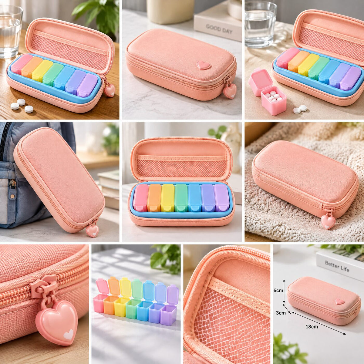 Loauyd™ Weekly Pill Organizer Travel Case — product image 4
