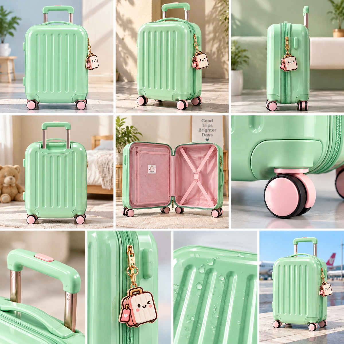 Loauyd™ Rolling Carry-On Suitcase — product image 4