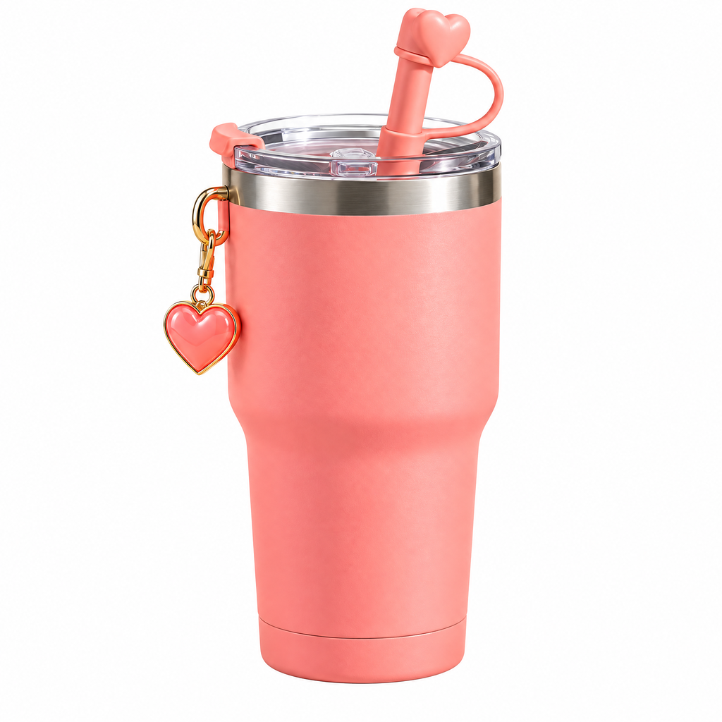 Loauyd™ Leak-Resistant Travel Tumbler with Straw — product image 3
