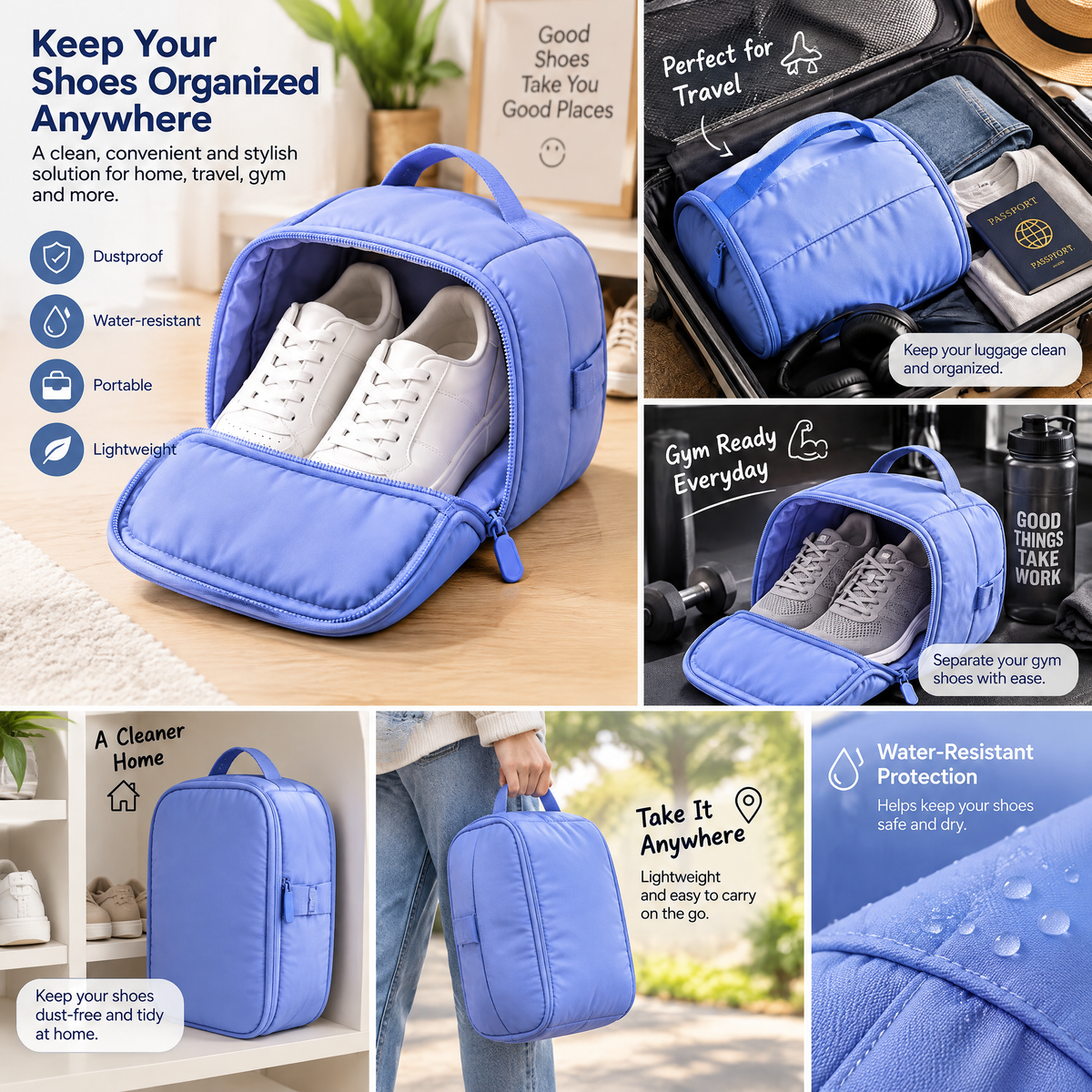 Loauyd™ Padded Travel Shoe Bag — product image 2