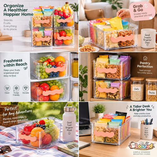 Loauyd™ Stackable Pantry Storage Bin Set — product image 2