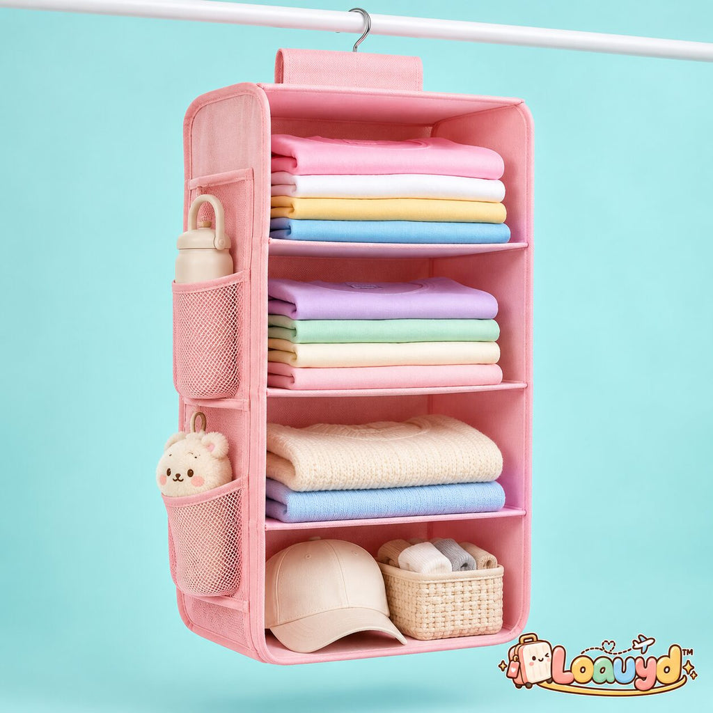 Loauyd™ Hanging Closet Shelf Organizer — product image 1