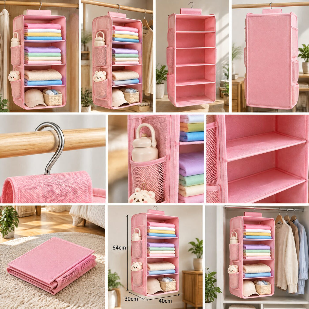 Loauyd™ Hanging Closet Shelf Organizer — product image 4